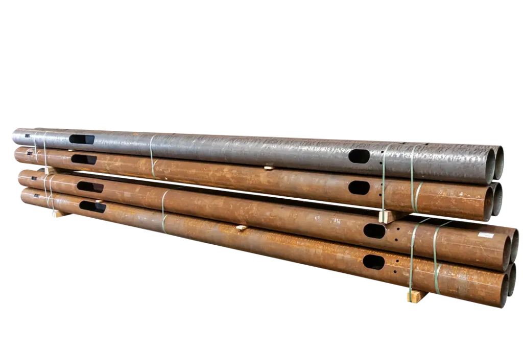 Stahlbau, Mast ø 267 x 8,8 mm